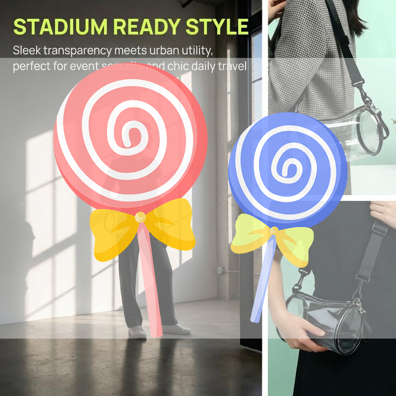 Women Bags Crossbody - Stylish Transparent Laser Crossbody Bag for
