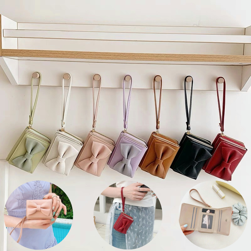 Women Bags With Wallet - Fashion Wallets Girls Cute Bow Small