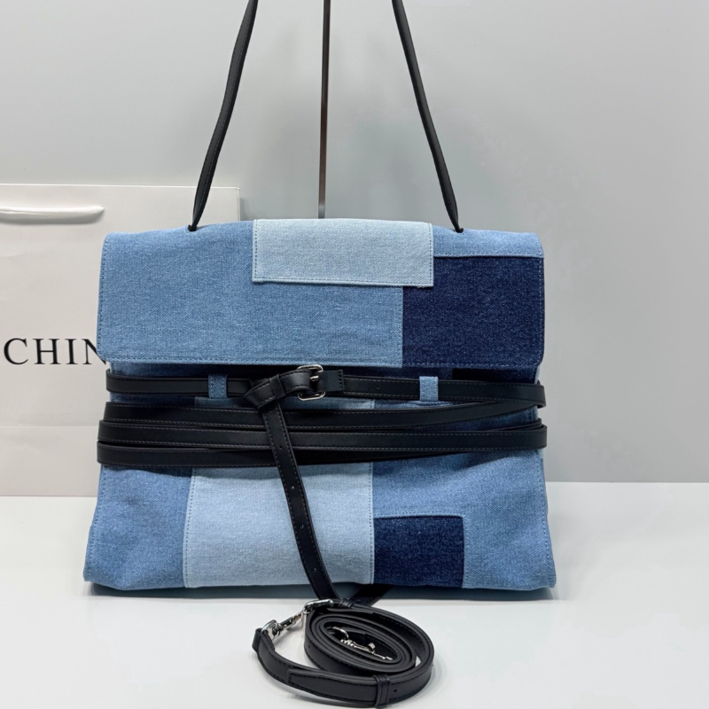 Women Bags Crossbody - Color Block Denim Handbag Crossbody Women