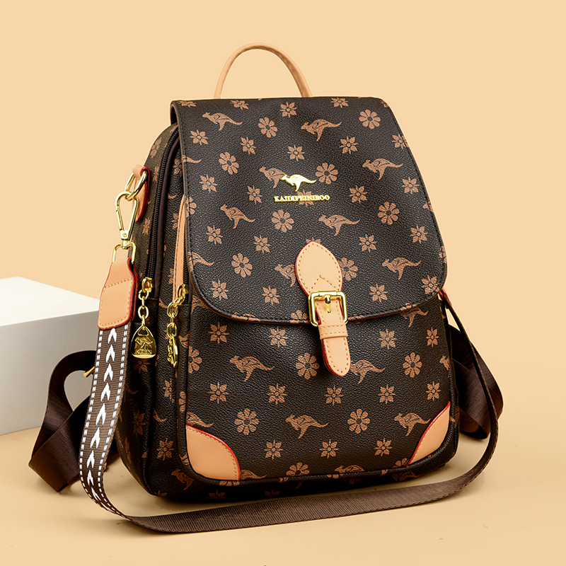 Women Bags With Wallet - Fashionable Printed Women's Backpack High Quality