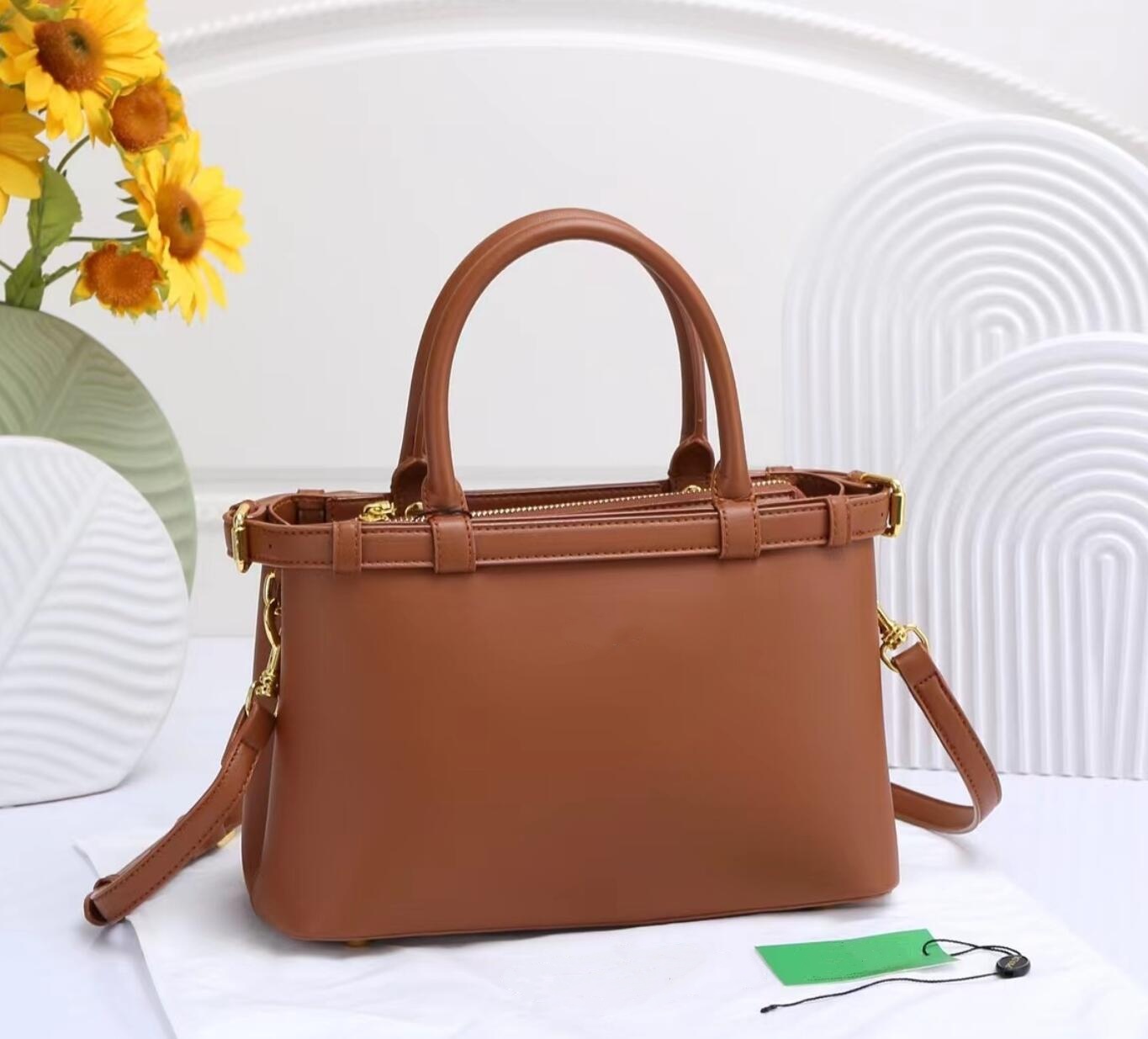 Women Bags Prada - Daily Essential Brown Rectangular Shoulder Bag,
