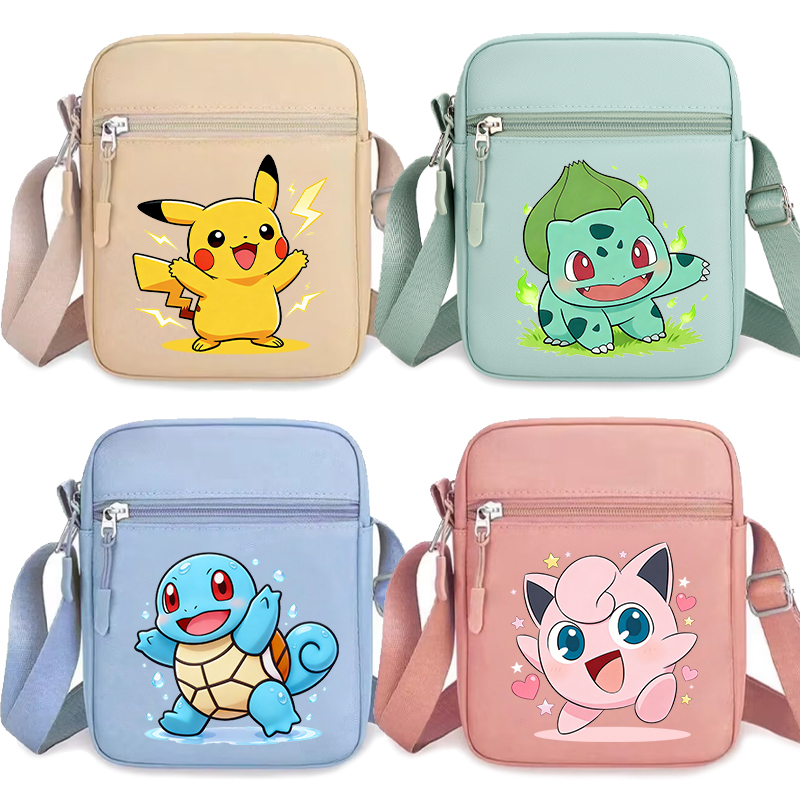 Women Bags Deals - Pokemons Nylon Phone Storage Pouch Pikachu