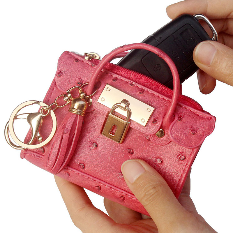 Women Bags With Wallet - Multifunction Leather Key Bag Wallet Clutch