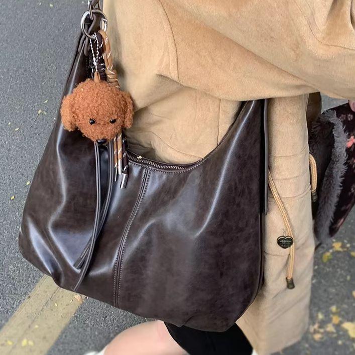 Women Bags Crossbody - Vintage Large-Capacity Underarm Bag for Women:
