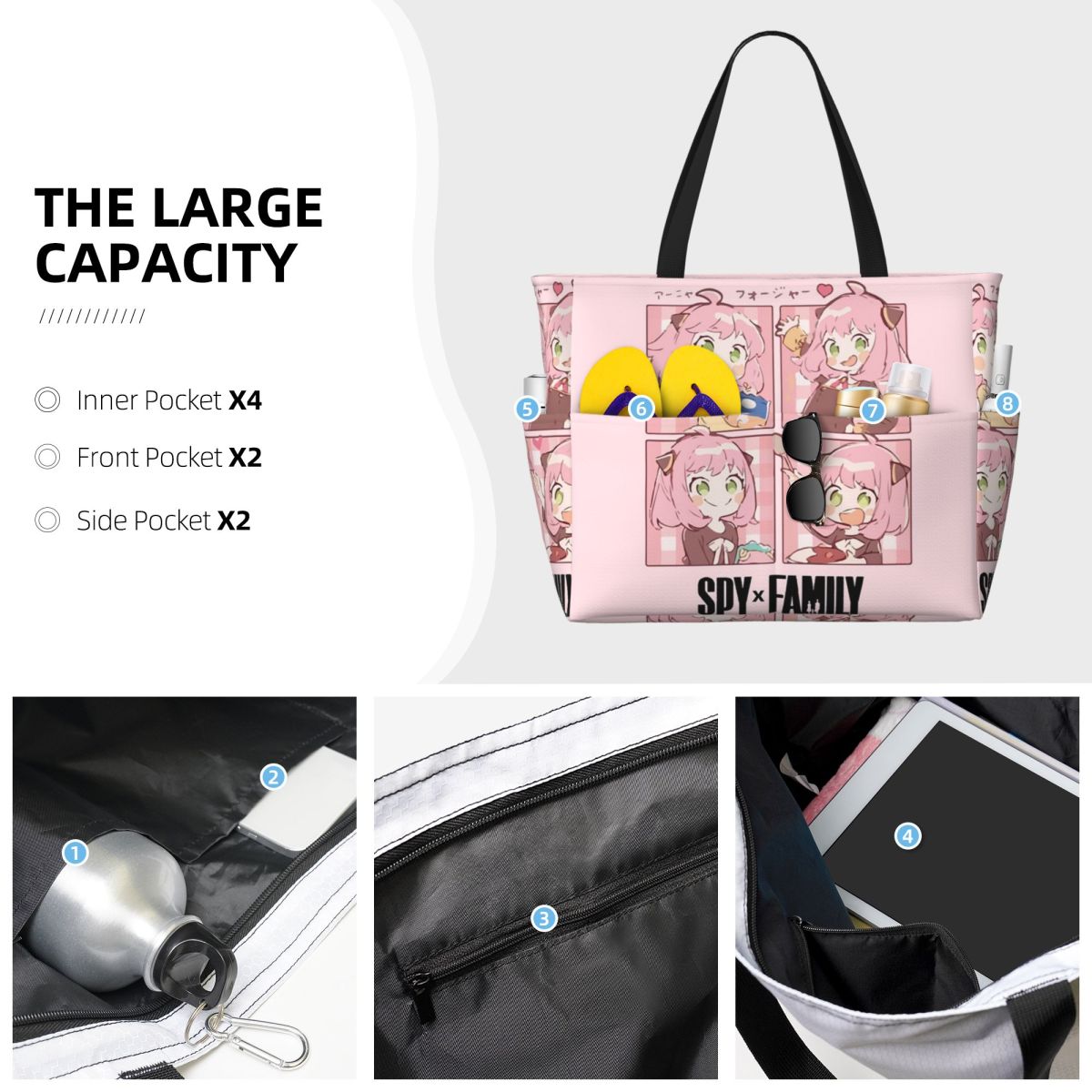 Spy X Family Anya Forger Beach – Women X Bags Bewertung und Preis