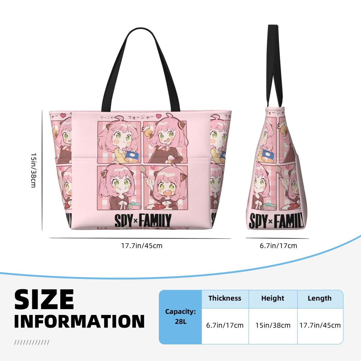 Spy X Family Anya Forger Beach – Women X Bags Bewertung und Preis