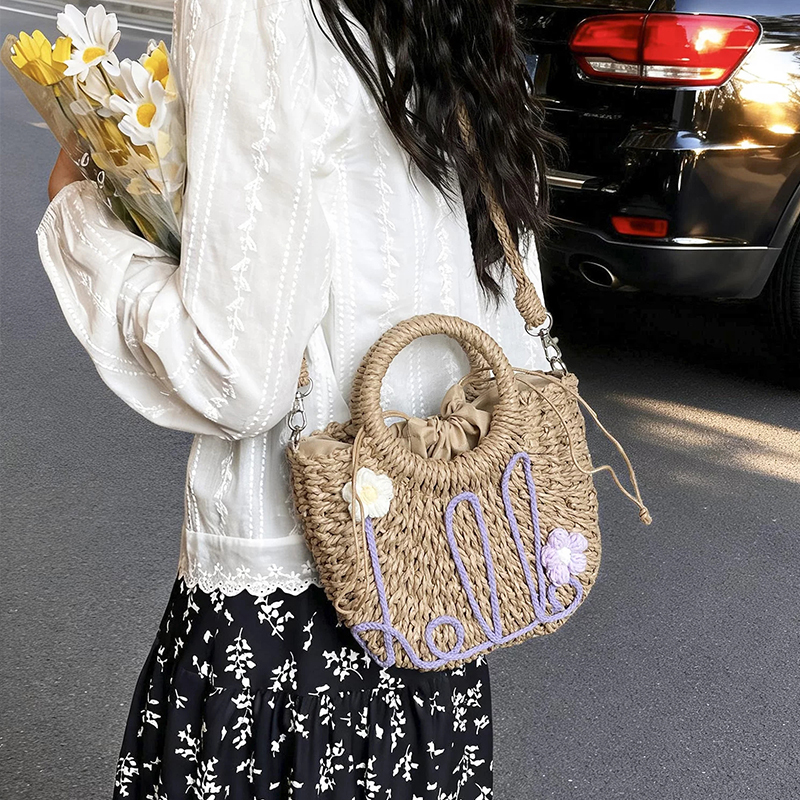 Handwoven Straw Bag Ladies Bea – Women'S Bags Holiday Bewertung und Preis