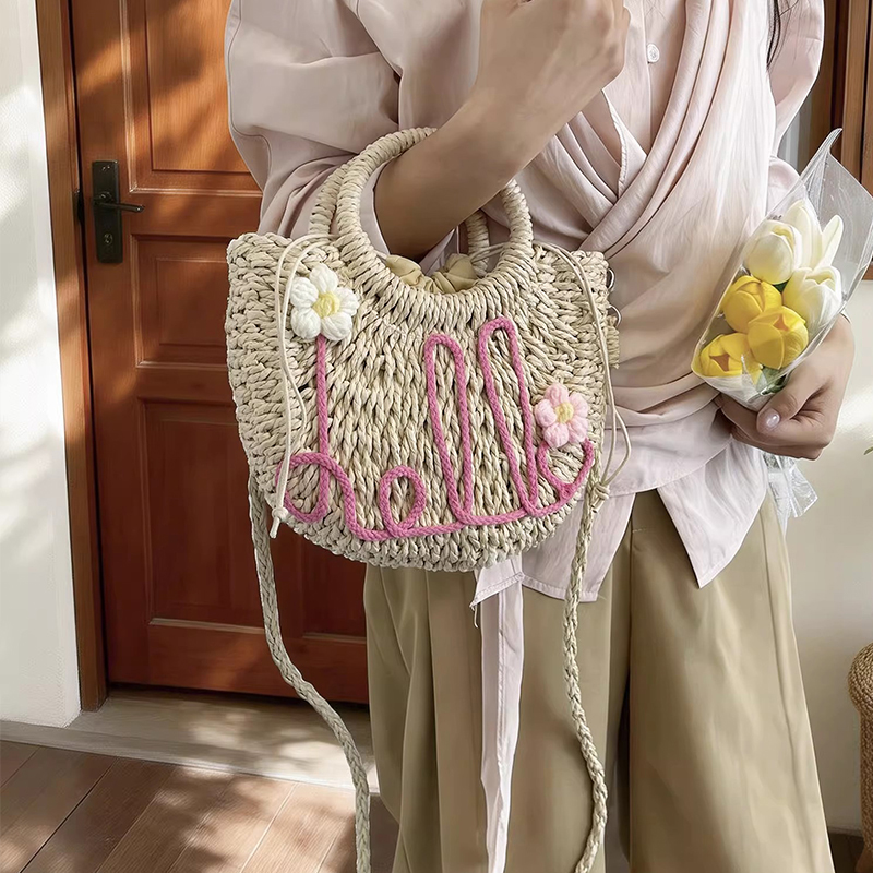 Handwoven Straw Bag Ladies Bea – Women'S Bags Holiday Bewertung und Preis