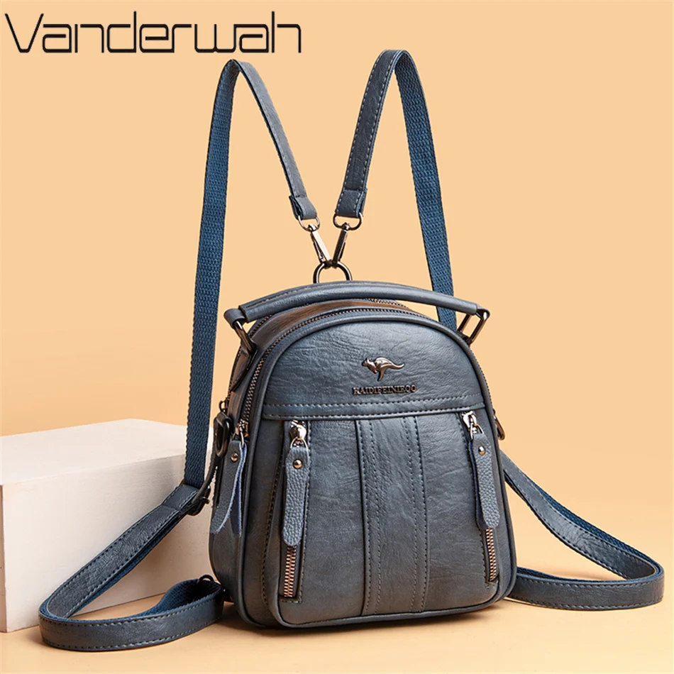 4 In 1 Leather Backpacks Multi – Mini Backpack Women Bewertung und Preis