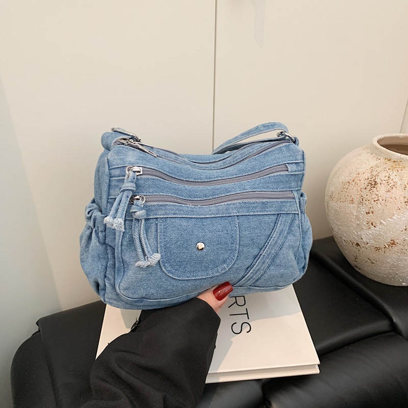 Street Style Retro Blue Denim  – Women'S Kipling Bags Bewertung und Preis