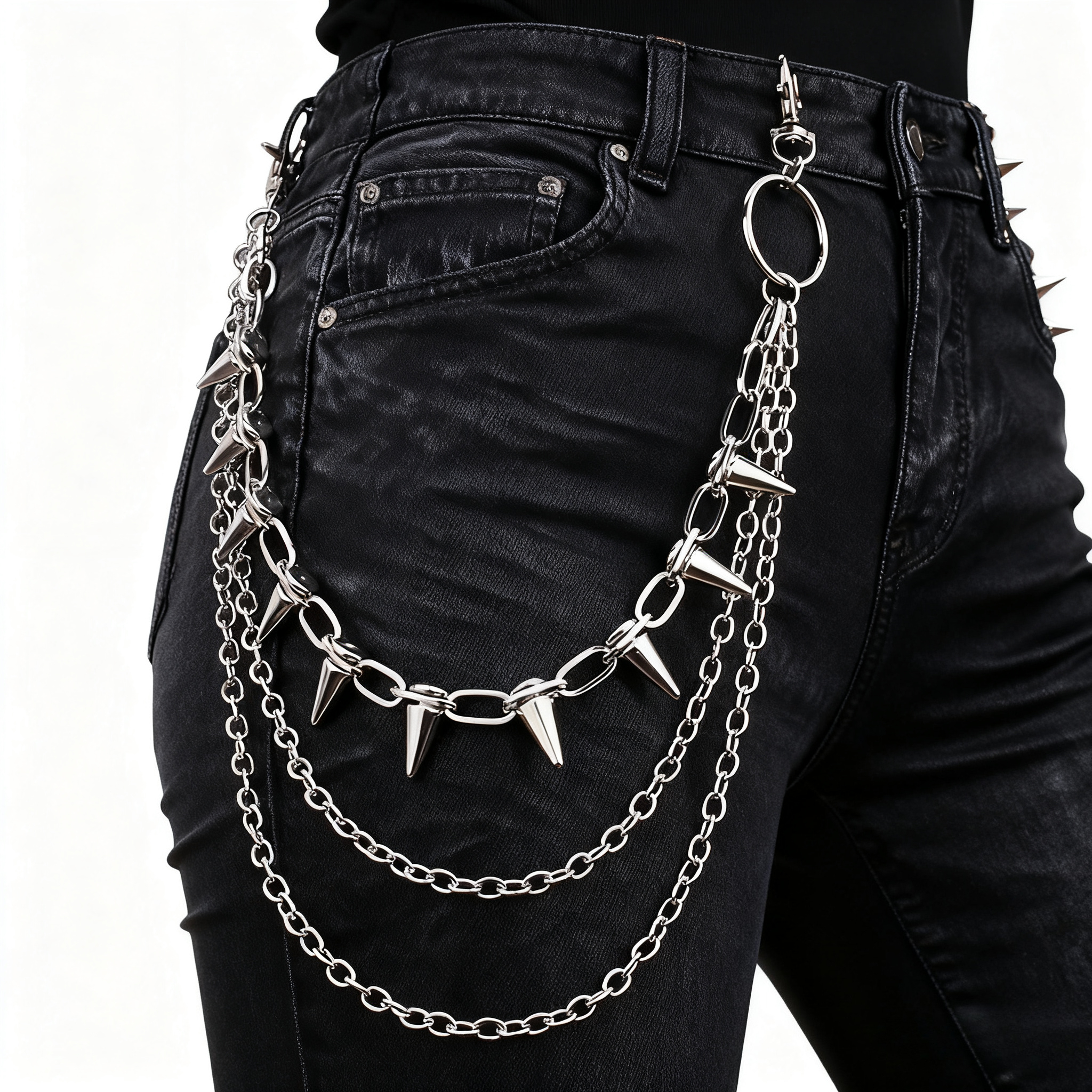 Unisex Hip Hop Punk Rock Metal – Women Bags With Wallet Bewertung und Preis