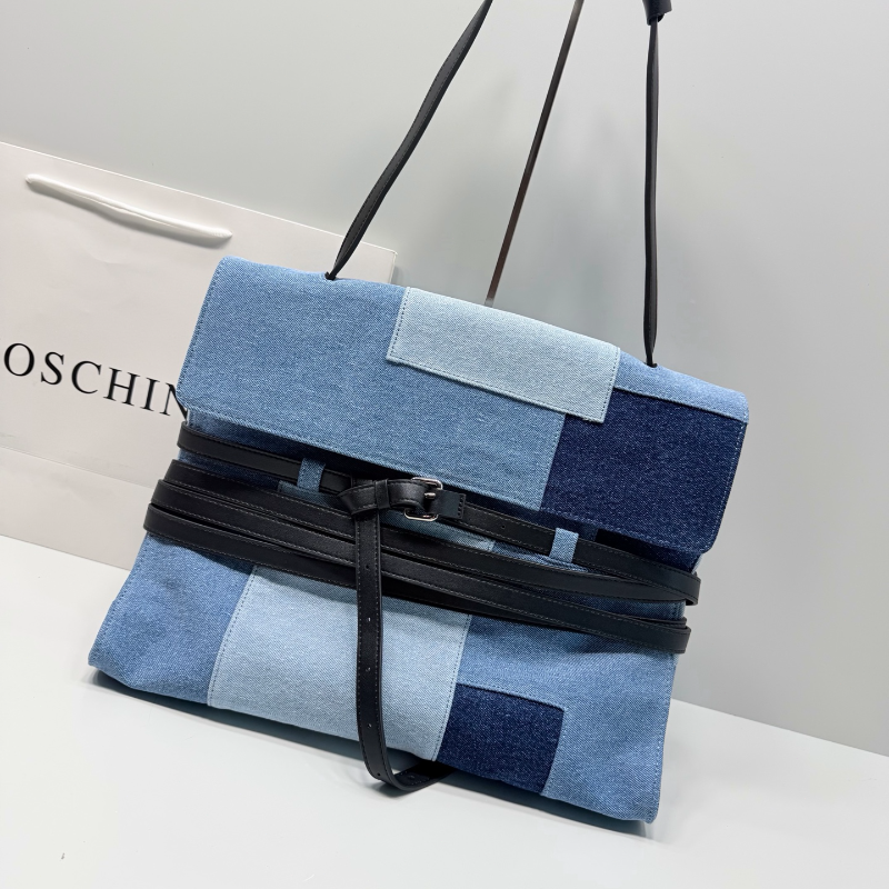 Color Block Denim Handbag Cros – Women Bags Crossbody Bewertung und Preis
