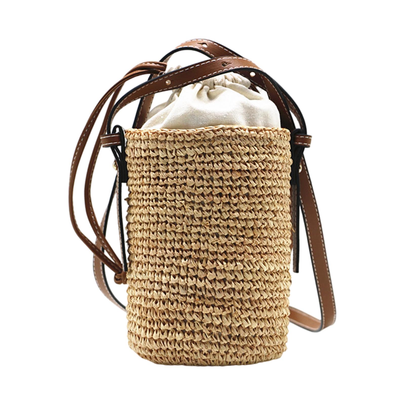 Round Straw Tote Weaving Handb – Women'S Bags Holiday Bewertung und Preis