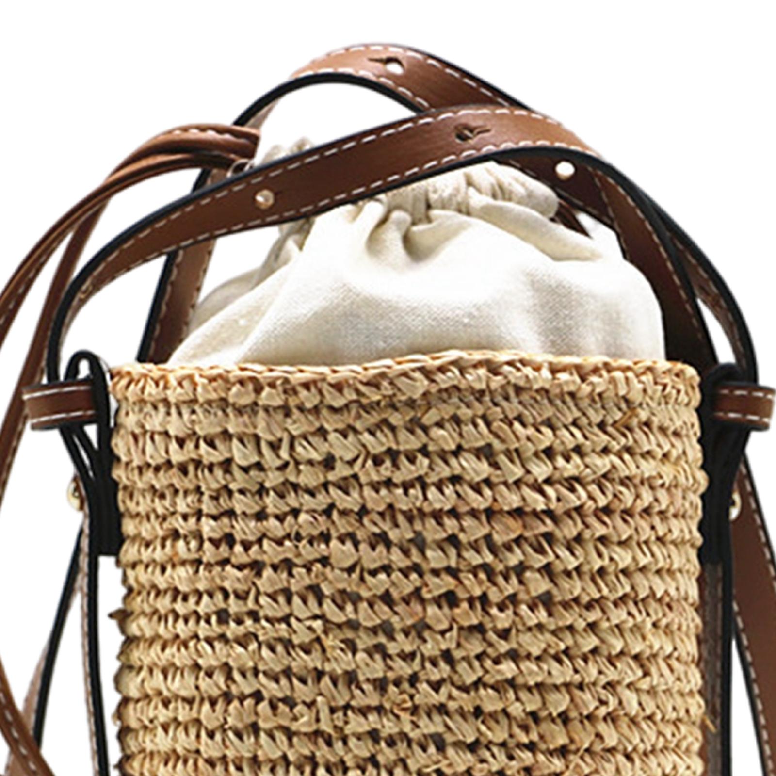 Round Straw Tote Weaving Handb – Women'S Bags Holiday Bewertung und Preis
