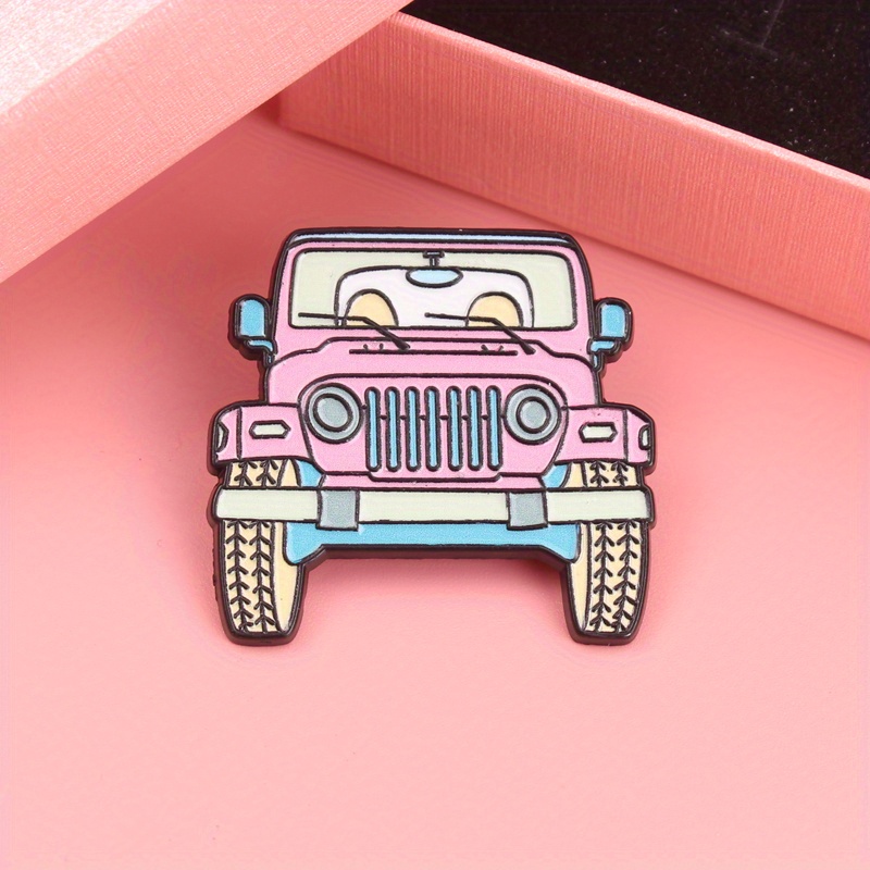 Adorable Pink Jeep Cartoon Ena – Women'S Jeep Bags Bewertung und Preis