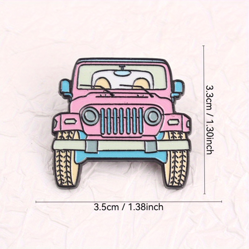 Adorable Pink Jeep Cartoon Ena – Women'S Jeep Bags Bewertung und Preis