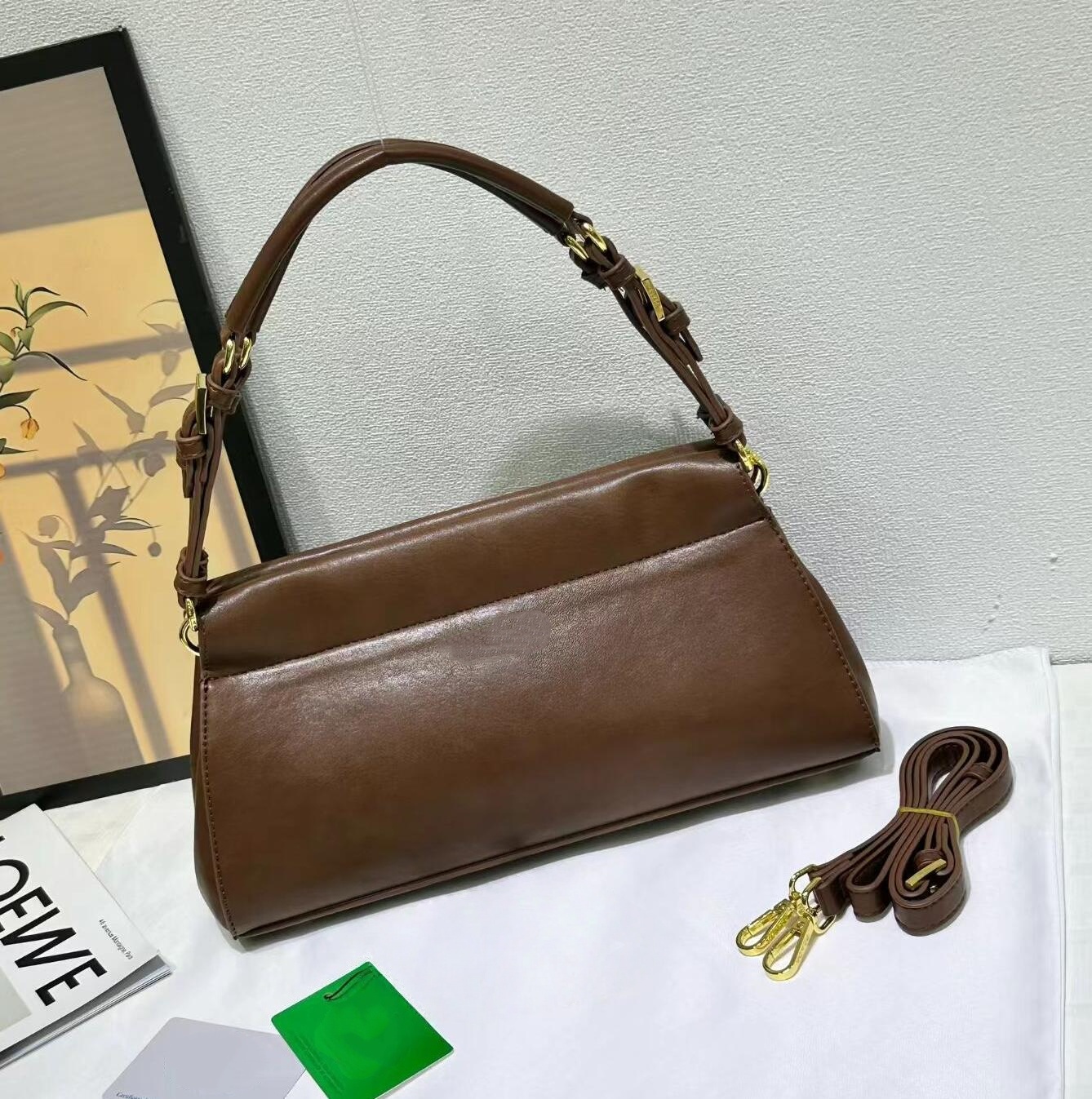Luxury Chic Dark Brown Leather – Women Bags Prada Bewertung und Preis