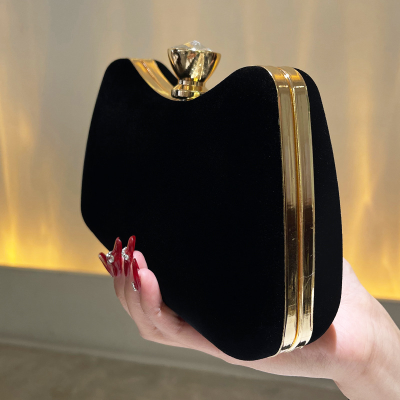 Luxury Black Satin Evening Clu – Women Bags With Wallet Bewertung und Preis
