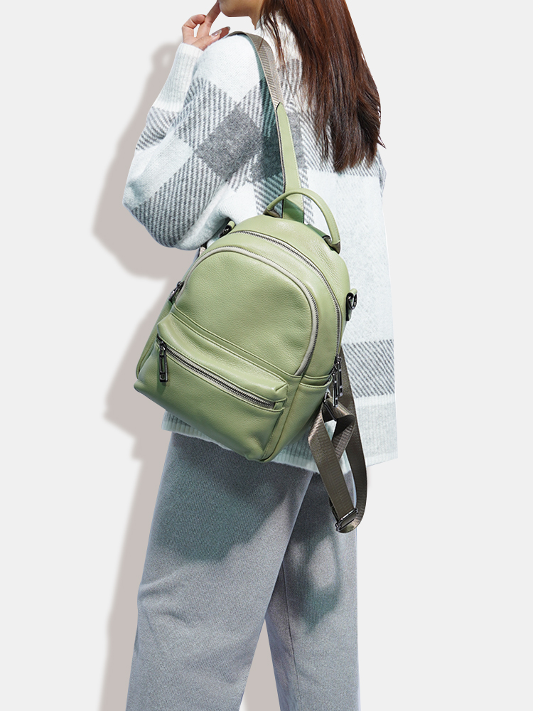 Zency Women Leather Backpack K – Women Bags White Bewertung und Preis