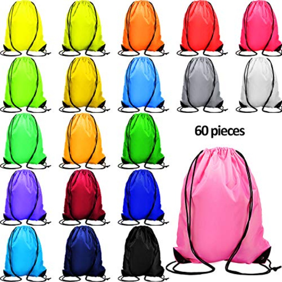 60 Pieces Drawstring Backpack  – Women'S Yoga Bags Bewertung und Preis