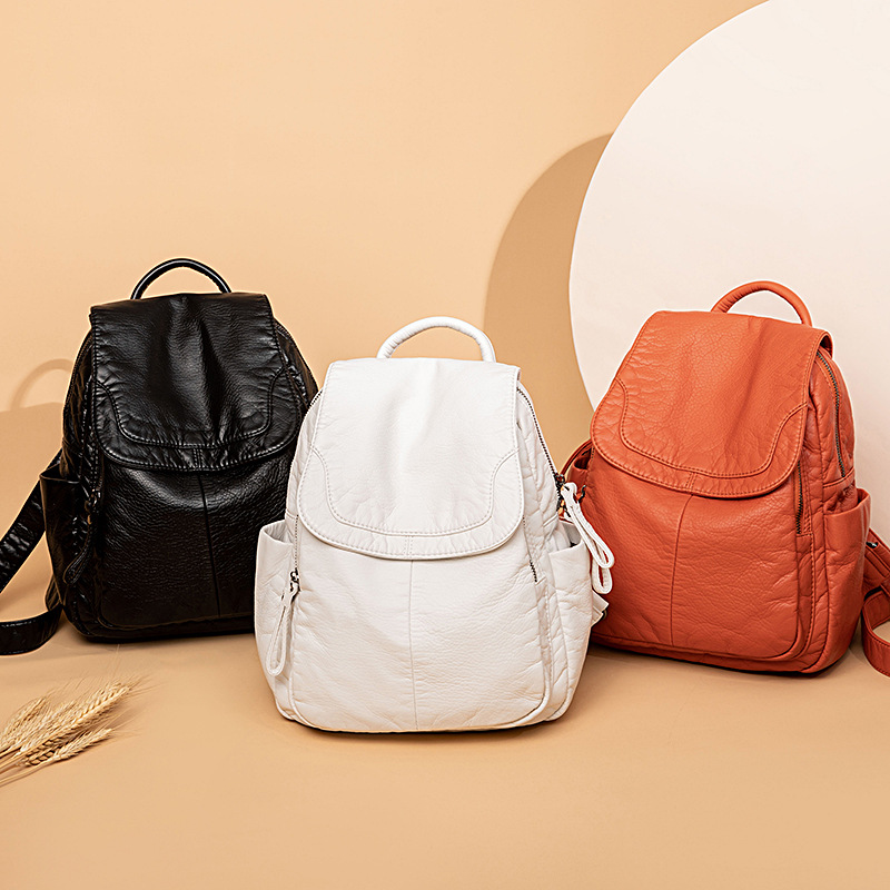 Women's Backpack White Washed  – Mini Backpack Women Bewertung und Preis