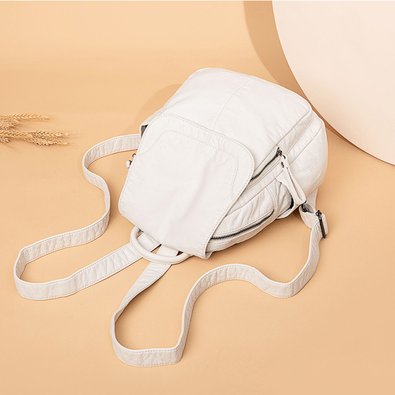 Women's Backpack White Washed  – Mini Backpack Women Bewertung und Preis