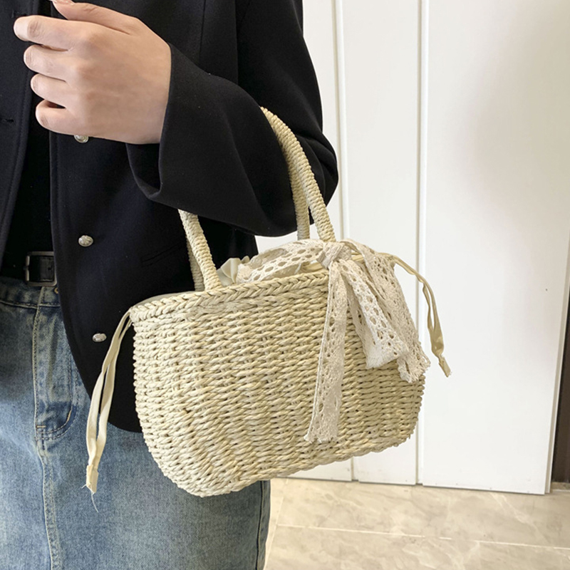 Women Straw Woven Drawstring H – Women'S Bags Holiday Bewertung und Preis