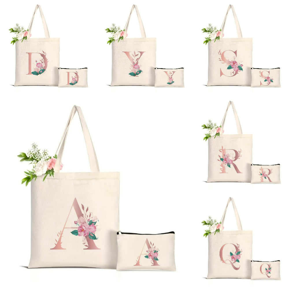 1pc Floral Love Letter Print T – Women'S Yoga Bags Bewertung und Preis