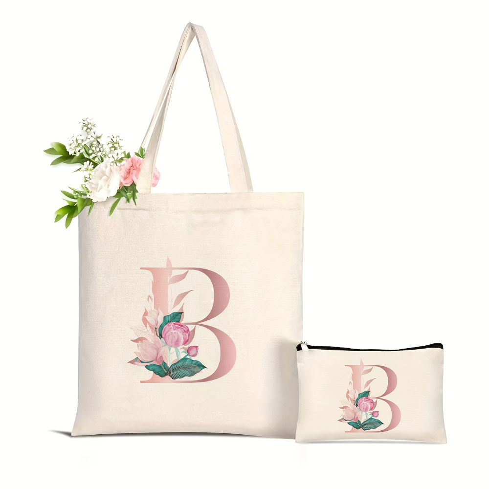 1pc Floral Love Letter Print T – Women'S Yoga Bags Bewertung und Preis