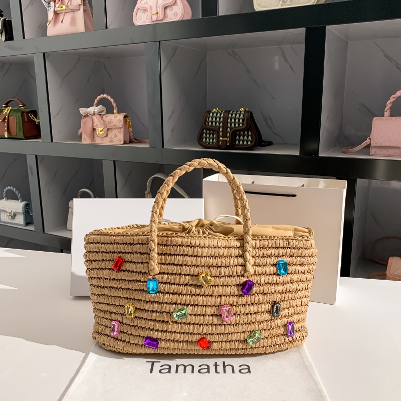 Summer Straw Woven Handmade Ha – Women'S Bags Holiday Bewertung und Preis