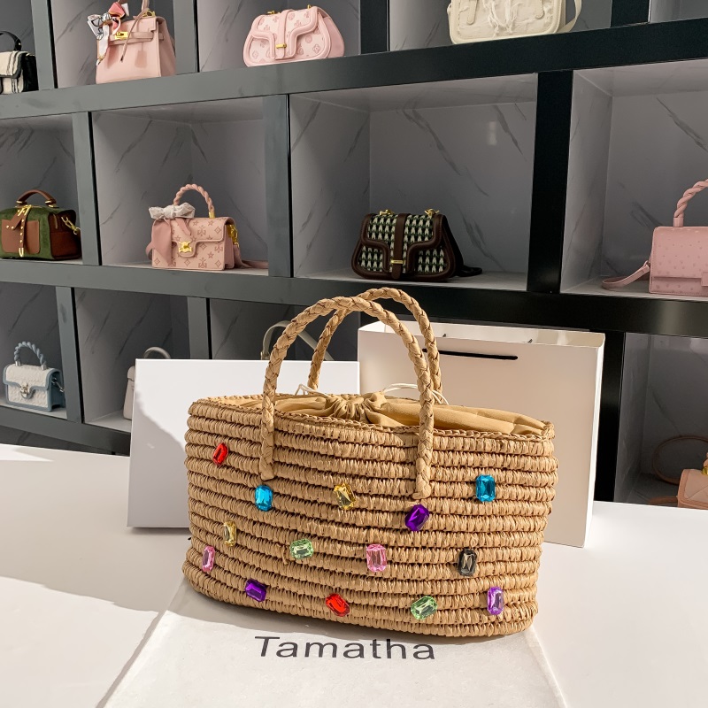 Summer Straw Woven Handmade Ha – Women'S Bags Holiday Bewertung und Preis