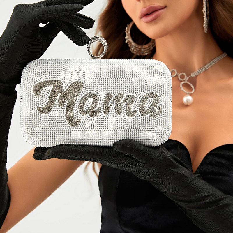 Classic White Wedding Hand Bag – Women'S Xoxo Bags Bewertung und Preis