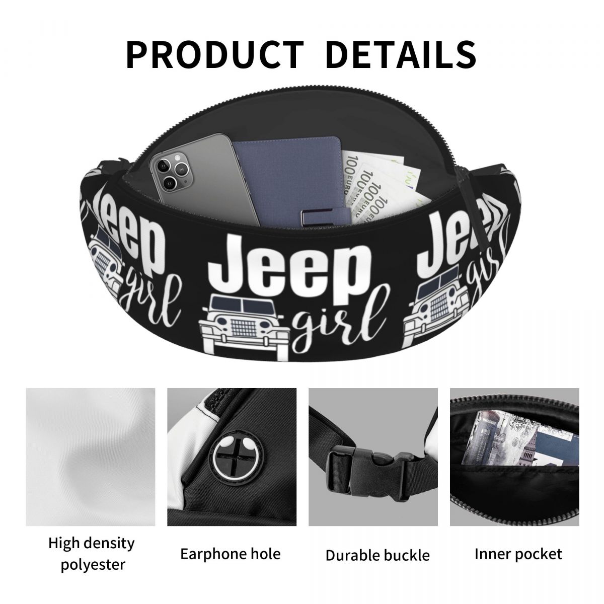 Jeep Girl Waist Bag for Women  – Women'S Jeep Bags Bewertung und Preis