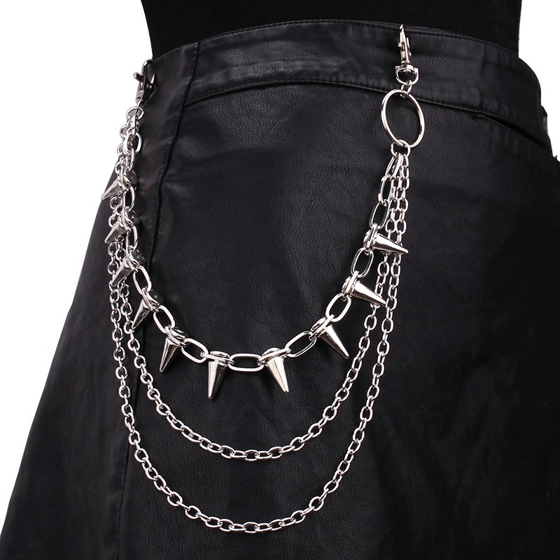 Hip Hop Punk Rock Metal Pants  – Women Bags With Wallet Bewertung und Preis
