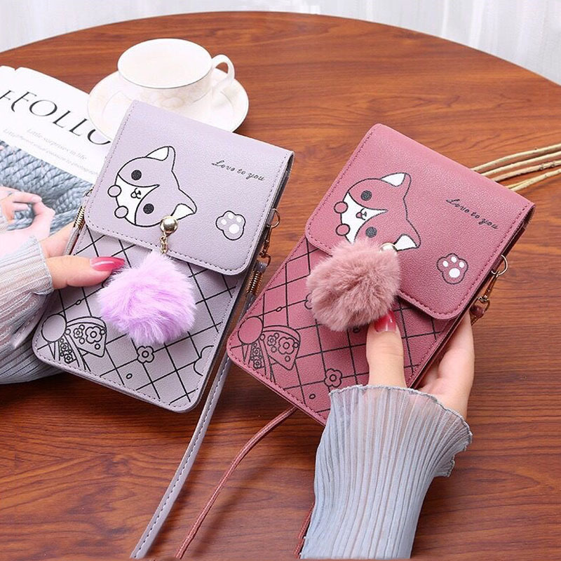 Cute Cartoon Pattern Touch-Scr – Women Bags With Wallet Bewertung und Preis