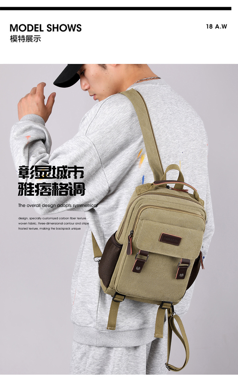 New Canvas Chest Bag Men Large – Women Bags Medium Size Bewertung und Preis