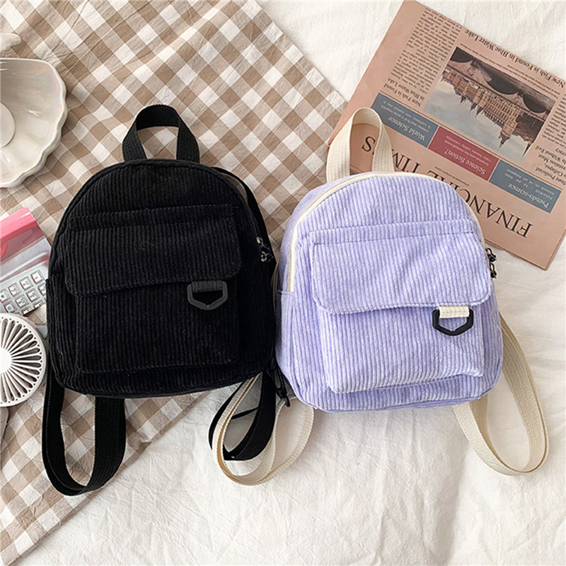 Solid Color Mini Backpack Cord – Mini Backpack Women Bewertung und Preis