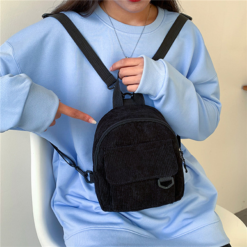 Solid Color Mini Backpack Cord – Mini Backpack Women Bewertung und Preis