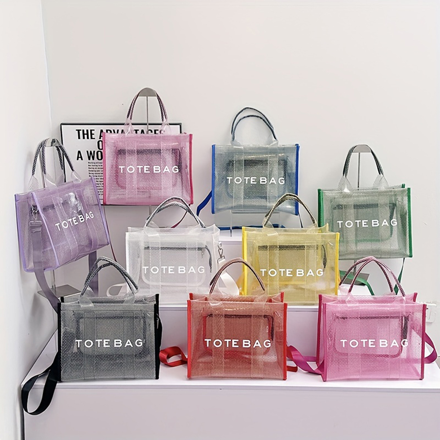 Fashion New High Capacity PVC  – Women Bags White Bewertung und Preis
