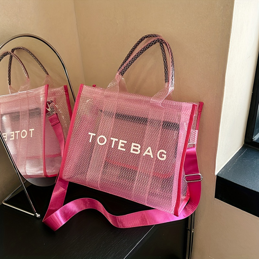 Fashion New High Capacity PVC  – Women Bags White Bewertung und Preis