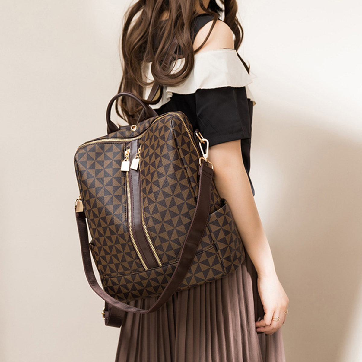 2pcs Backpack And Handbag Set, – Mini Backpack Women Bewertung und Preis