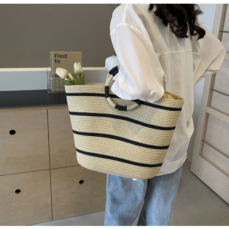 striped Tote grass woven bag s – Women'S Bags Holiday Bewertung und Preis