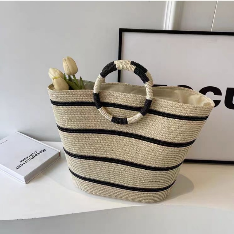 striped Tote grass woven bag s – Women'S Bags Holiday Bewertung und Preis