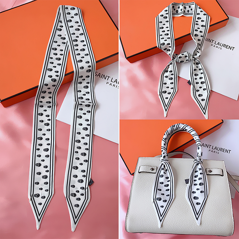 115cm Tied bag Handle silk sca – Women Bags White Bewertung und Preis